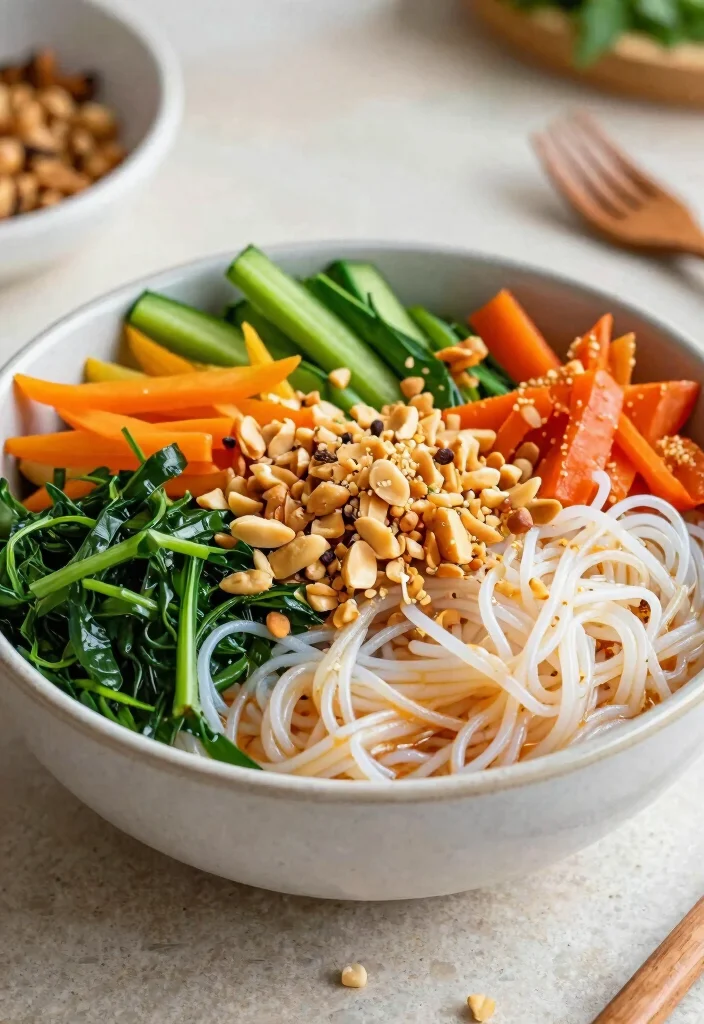 16 Dinner Recipes for One: Simple Satisfying Plates - 8. Thai Peanut Noodle Bowl 1