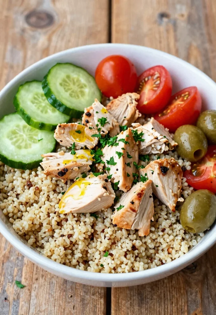 16 Easy Everyday Chicken Dinner Recipes for Healthy One-Pan Meals - 11. Mediterranean Chicken Quinoa Bowl 1