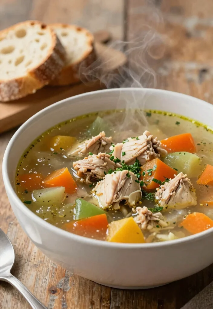 16 Easy Everyday Chicken Dinner Recipes for Healthy One-Pan Meals - 16. Chicken and Vegetable Soup 1