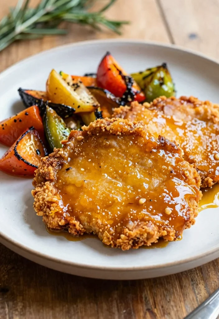 16 Fried Pork Chop Recipes Crispy Southern Style - 5. Honey Mustard Fried Pork Chops 1