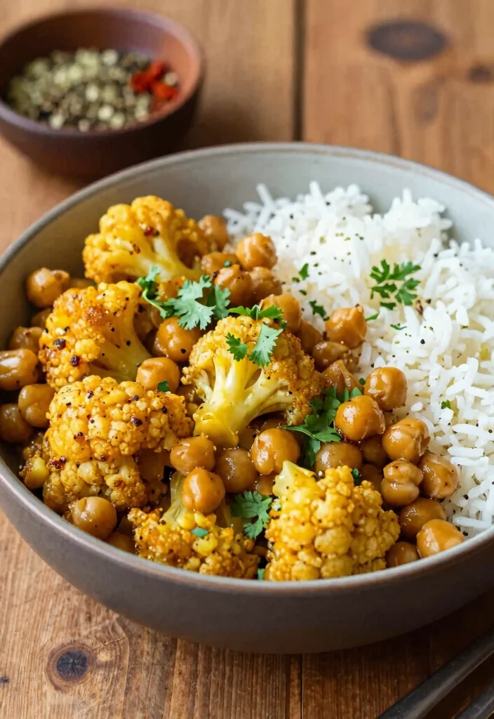 16 Healthy Crock Pot Recipes for Set-and-Forget Meals - 10. Curried Cauliflower and Chickpeas 1