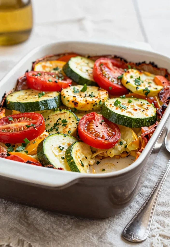 16 Healthy Crock Pot Recipes for Set-and-Forget Meals - 11. Zucchini and Tomato Bake 1