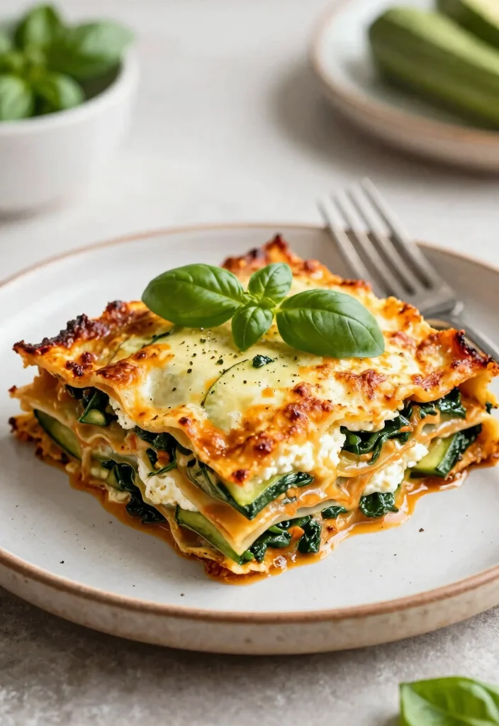 16 Healthy Crock Pot Recipes for Set-and-Forget Meals - 15. Healthy Vegetarian Lasagna 1
