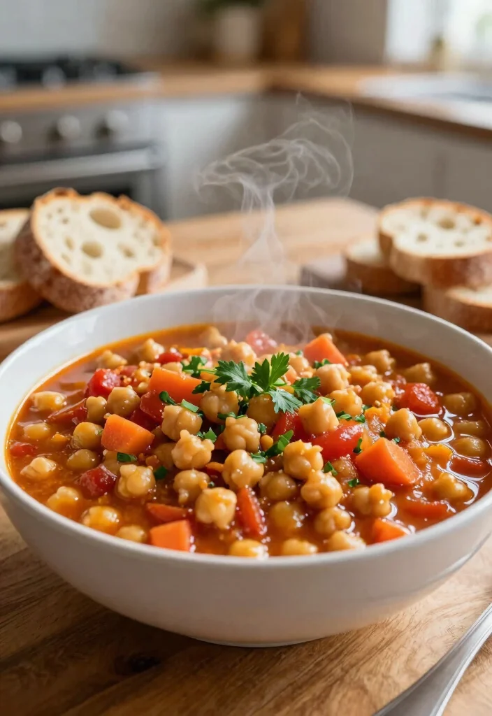 16 Healthy Crock Pot Recipes for Set-and-Forget Meals - 5. Chickpea Stew 1