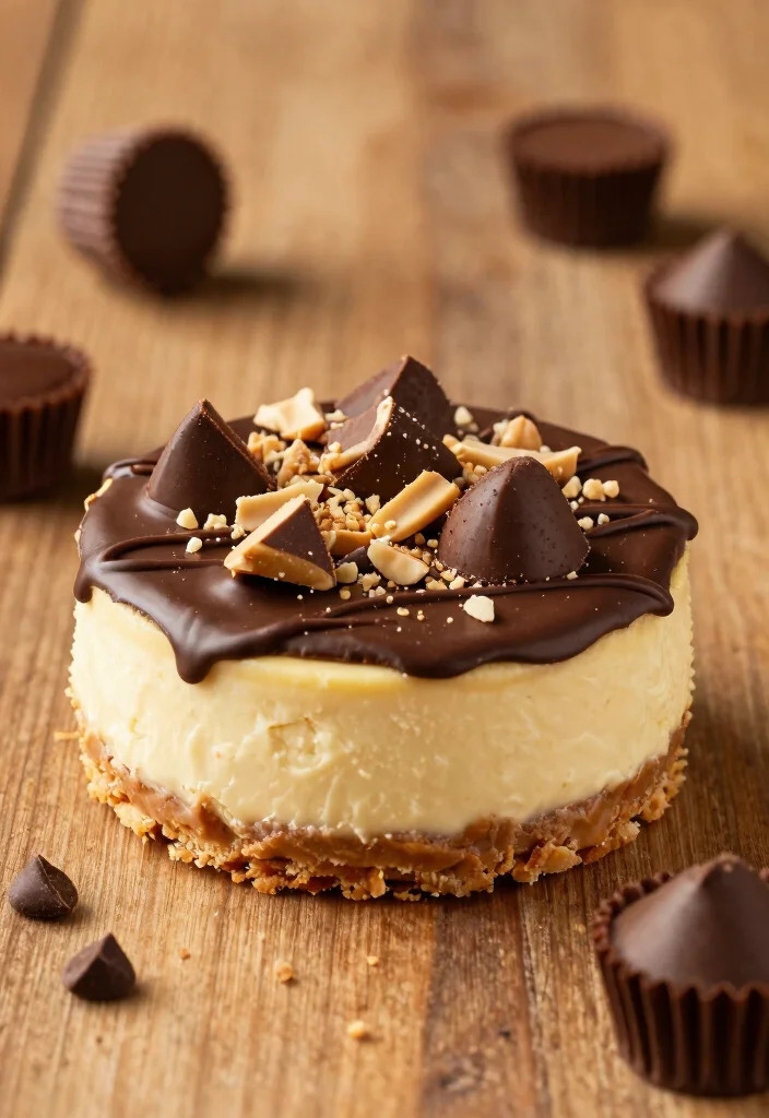 16 No-Bake Cheesecake Recipes: Easy, Creamy Desserts - 13. Peanut Butter Cup No-Bake Cheesecake 1