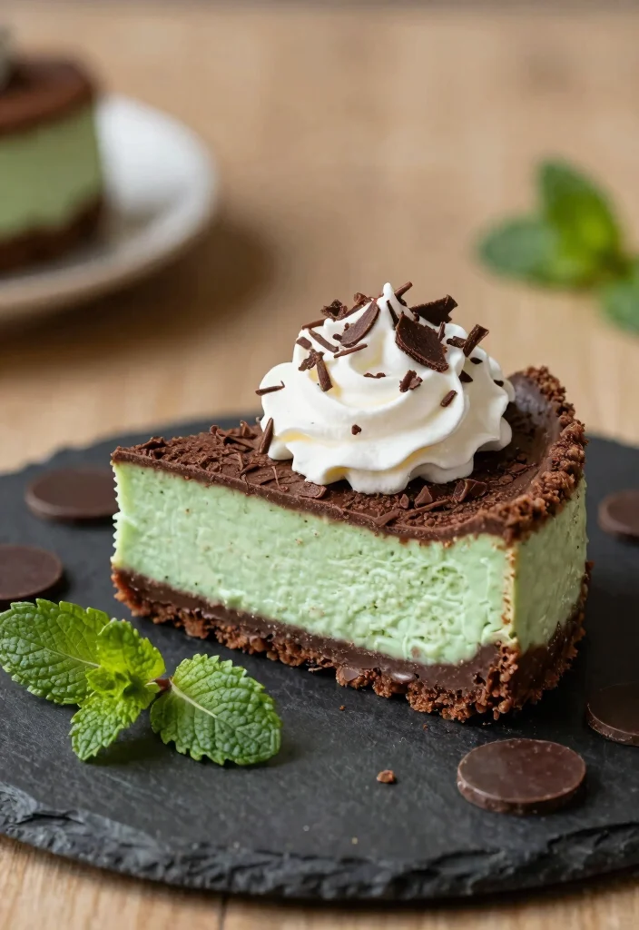 16 No-Bake Cheesecake Recipes: Easy, Creamy Desserts - 6. Mint Chocolate No-Bake Cheesecake 1