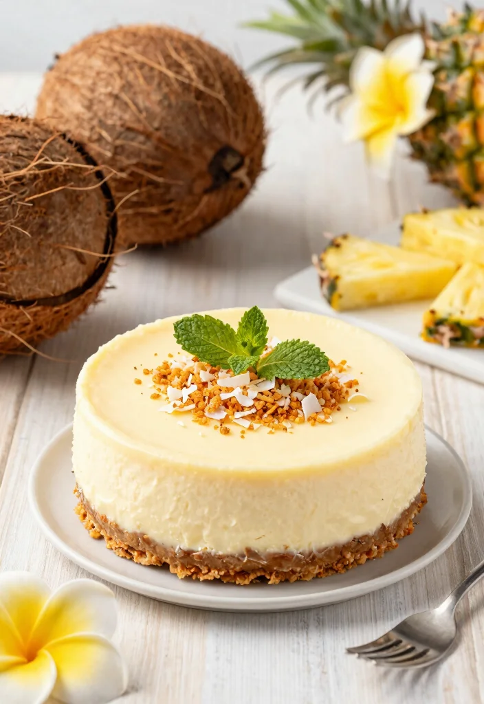16 No-Bake Cheesecake Recipes: Easy, Creamy Desserts - 7. Coconut No-Bake Cheesecake 1