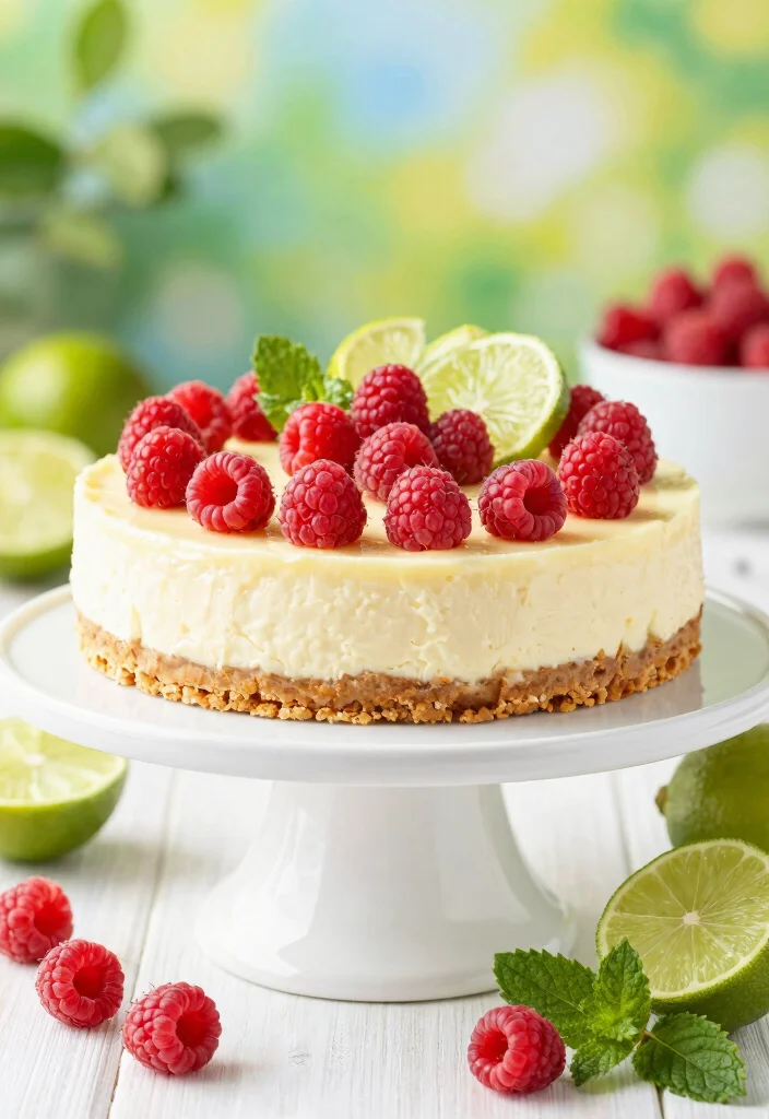 16 No-Bake Cheesecake Recipes: Easy, Creamy Desserts - 8. Raspberry Lime No-Bake Cheesecake 1