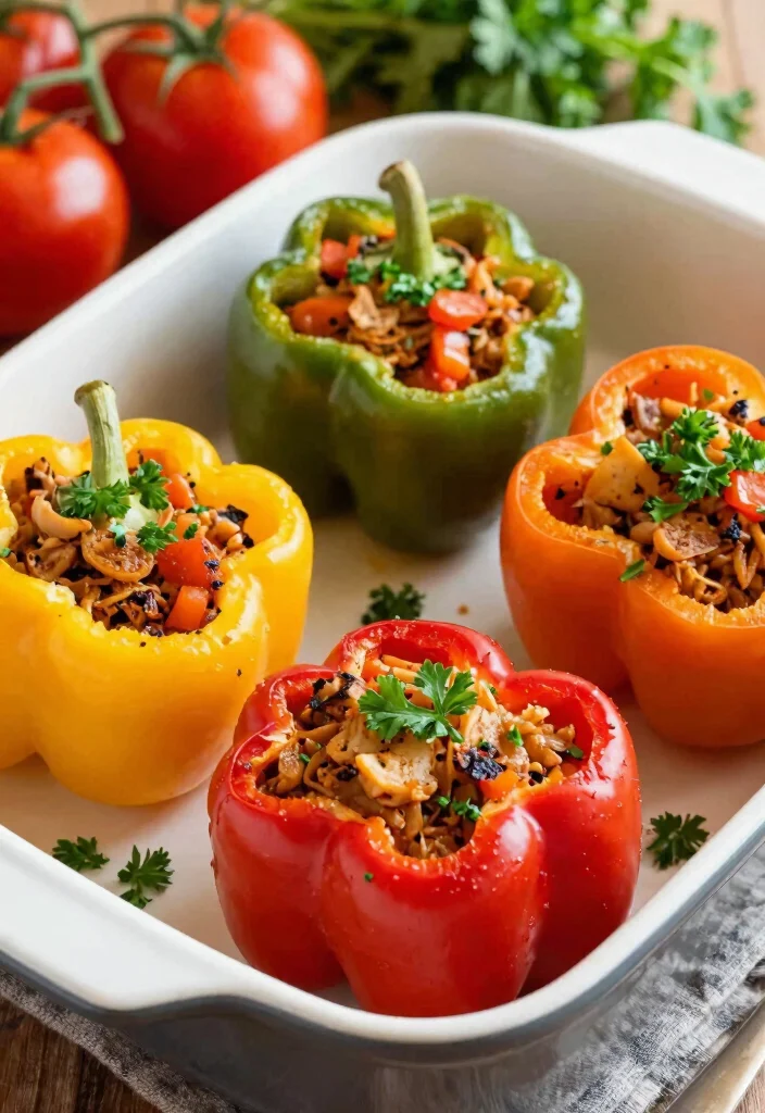 16 Simple and Healthy One-Pot Dinner Recipes for Every Night - 13. One-Pot Stuffed Bell Peppers 1