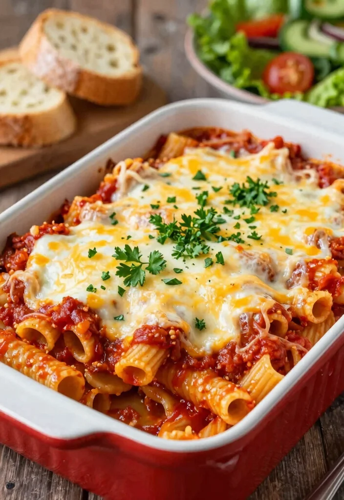 16 Simple and Healthy One-Pot Dinner Recipes for Every Night - 15. One-Pot Baked Ziti 1