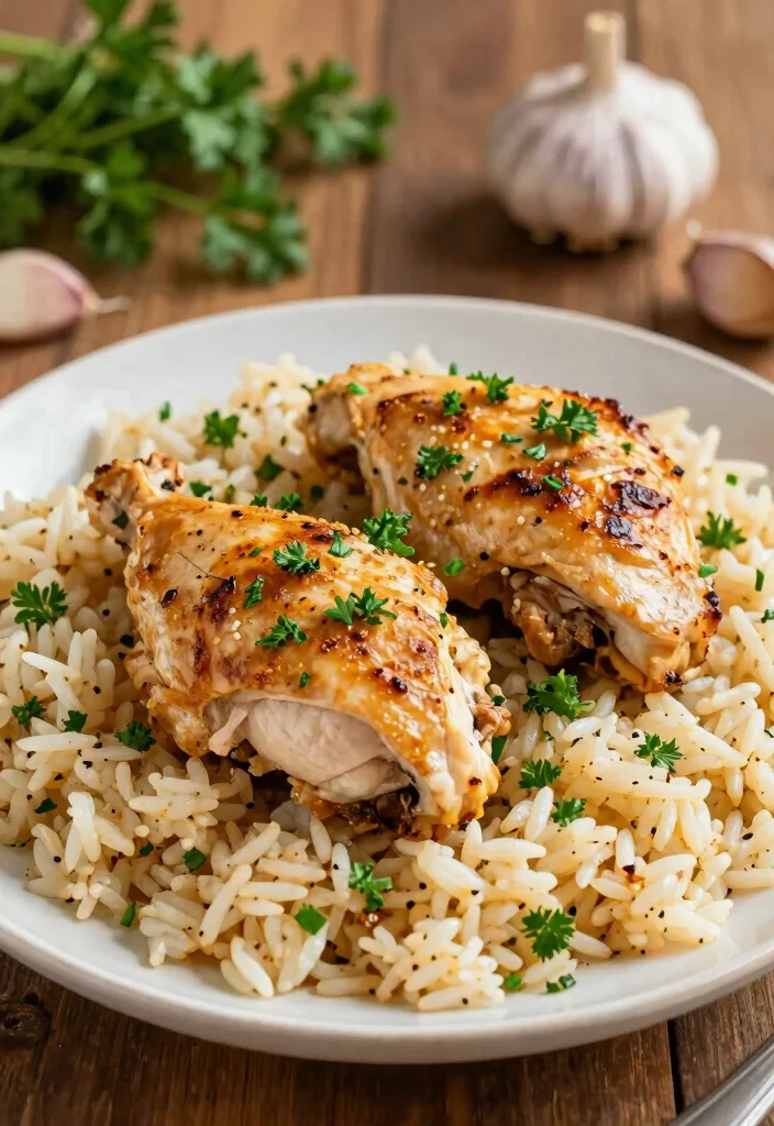 16 Simple and Healthy One-Pot Dinner Recipes for Every Night - 9. One-Pot Garlic Butter Chicken and Rice 1