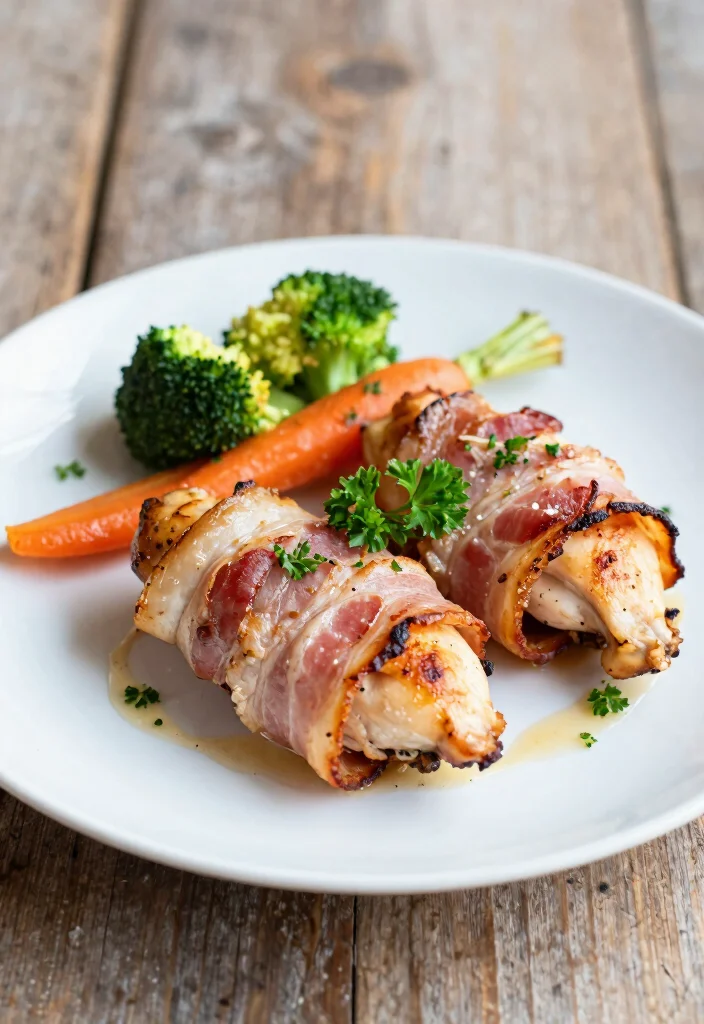 17 Bacon Recipes for Dinner: Savory Crowd Pleasers - 1. Bacon-Wrapped Chicken Tenderloins 1