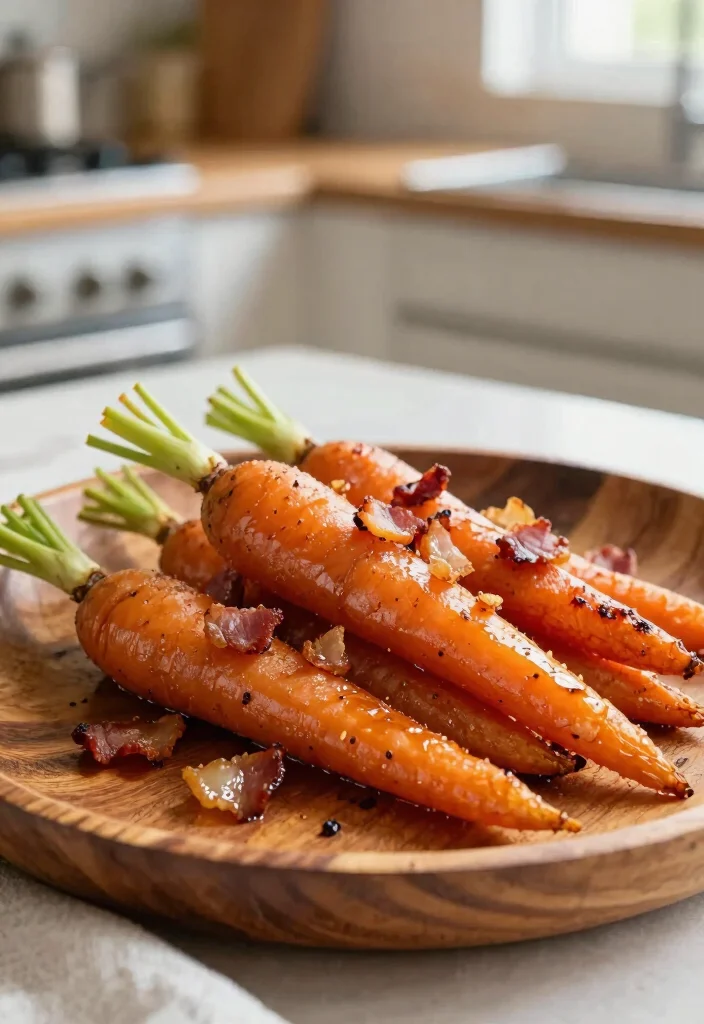 17 Bacon Recipes for Dinner: Savory Crowd Pleasers - 17. Bacon-Glazed Carrots 1