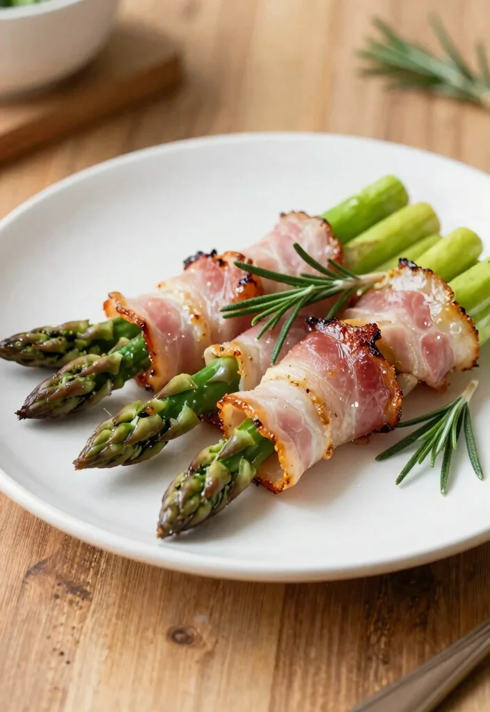 17 Bacon Recipes for Dinner: Savory Crowd Pleasers - 3. Bacon-Wrapped Asparagus 1