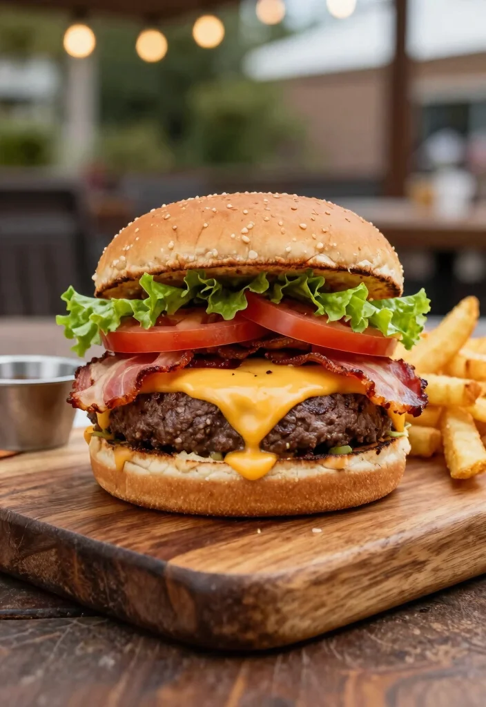 17 Bacon Recipes for Dinner: Savory Crowd Pleasers - 9. Bacon Cheddar Stuffed Burgers 1