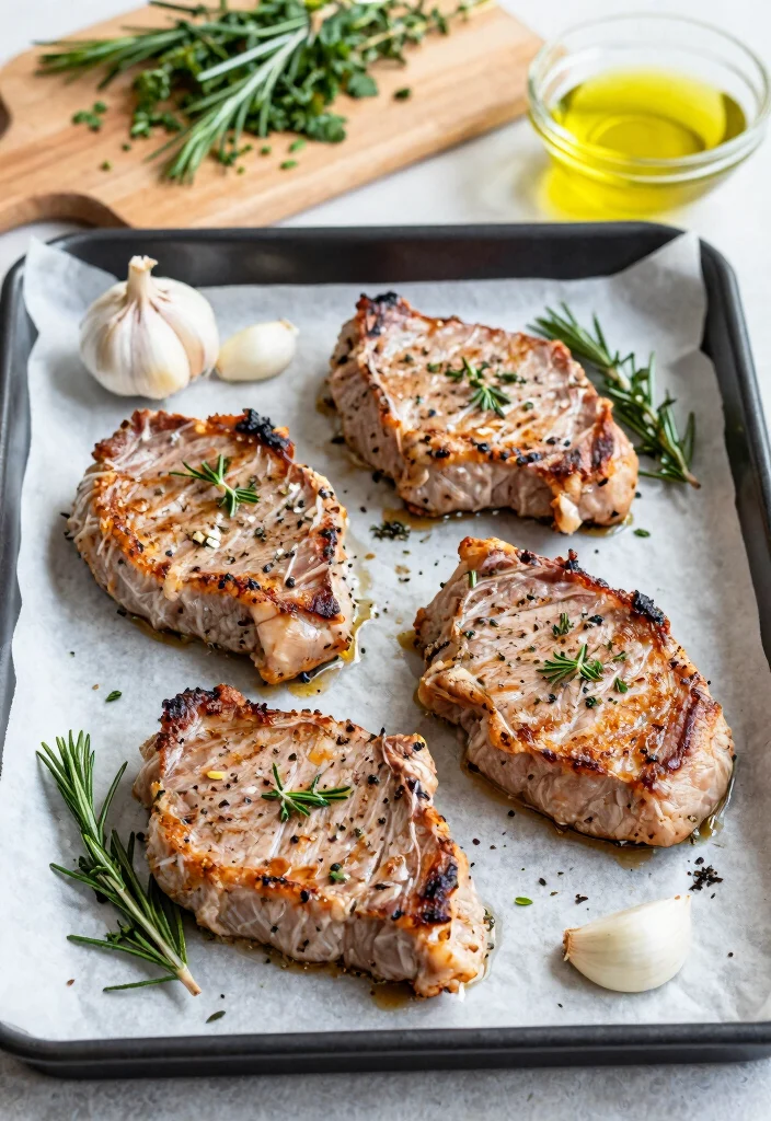 17 Baked Pork Chop Recipes: Juicy Oven Classics for Your Family - 1. Garlic Herb Roasted Pork Chops 1