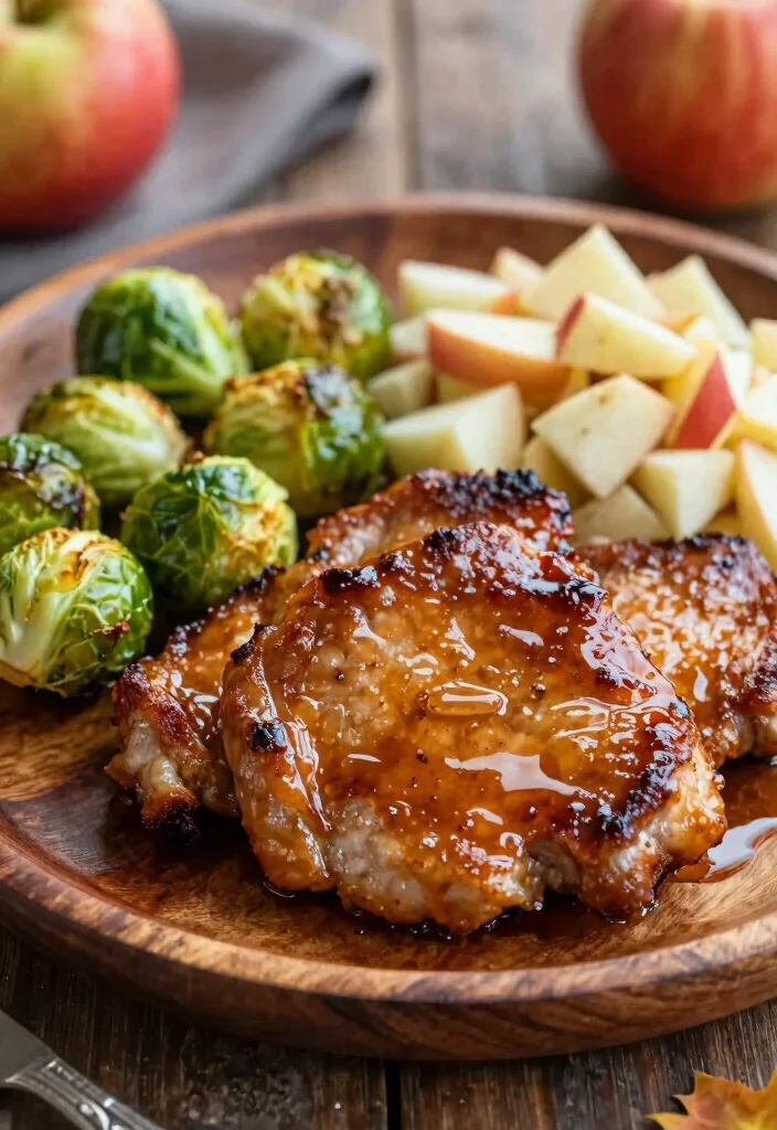 17 Baked Pork Chop Recipes: Juicy Oven Classics for Your Family - 10. Apple Cider Glazed Pork Chops 1