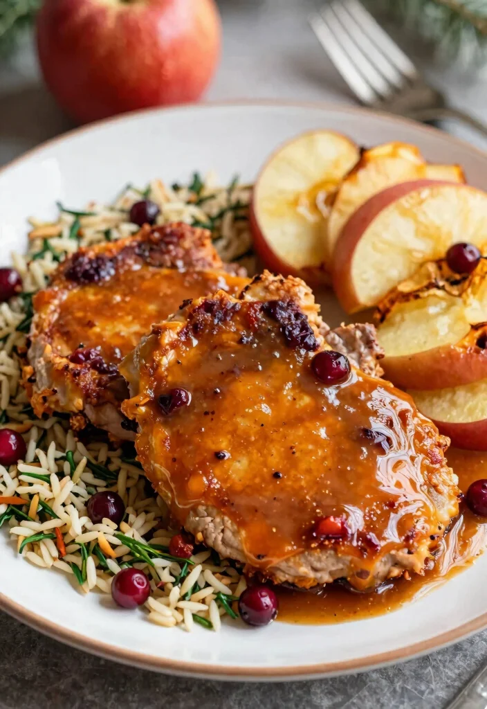 17 Baked Pork Chop Recipes: Juicy Oven Classics for Your Family - 14. Cranberry Orange Pork Chops 1