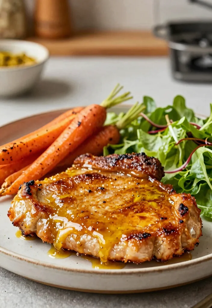 17 Baked Pork Chop Recipes: Juicy Oven Classics for Your Family - 16. Maple Mustard Glazed Pork Chops 1