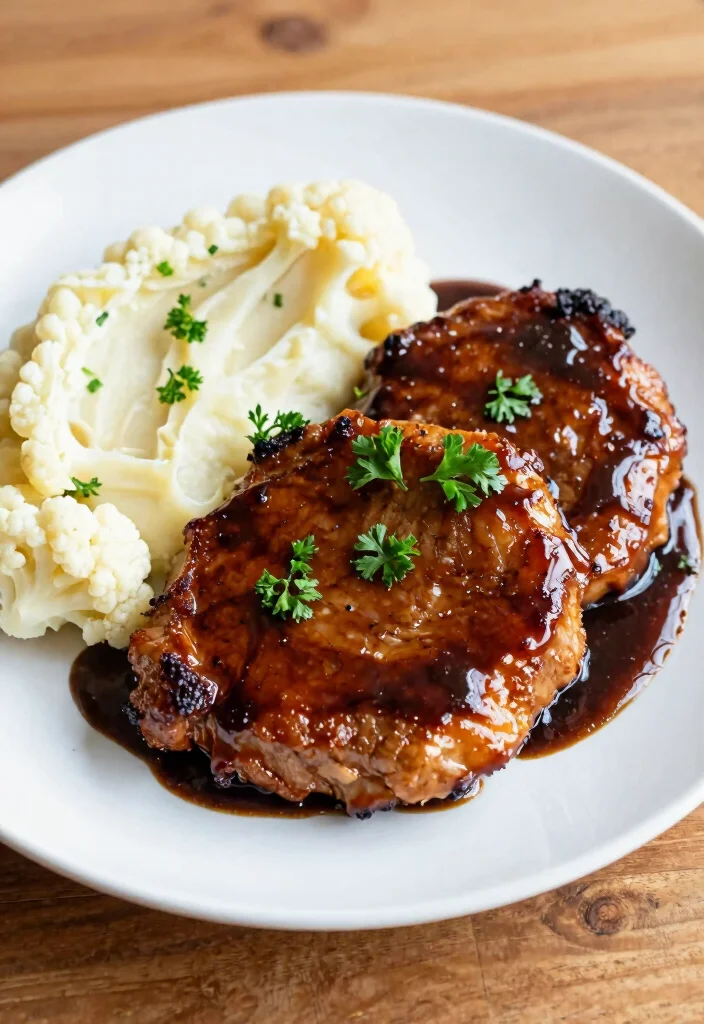 17 Baked Pork Chop Recipes: Juicy Oven Classics for Your Family - 3. Balsamic Glazed Pork Chops 1