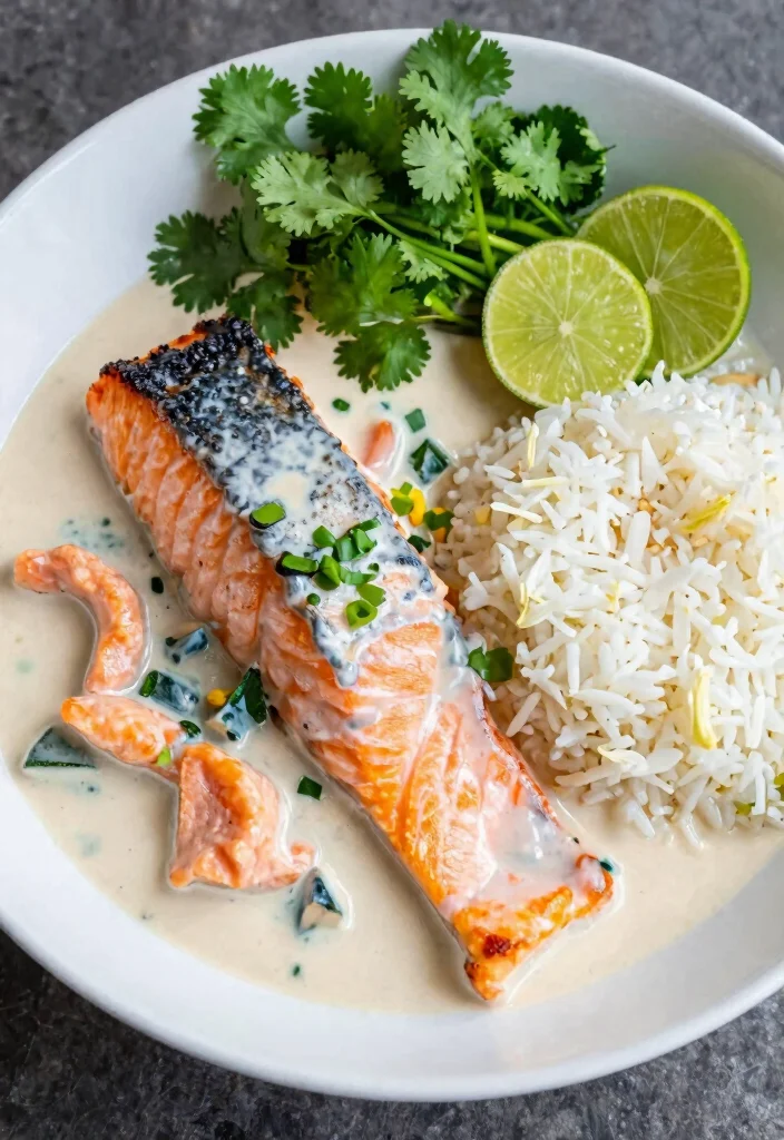 17 Baked Salmon Recipes for Oven-Perfect Flaky Results - 11. Thai Coconut Salmon 1