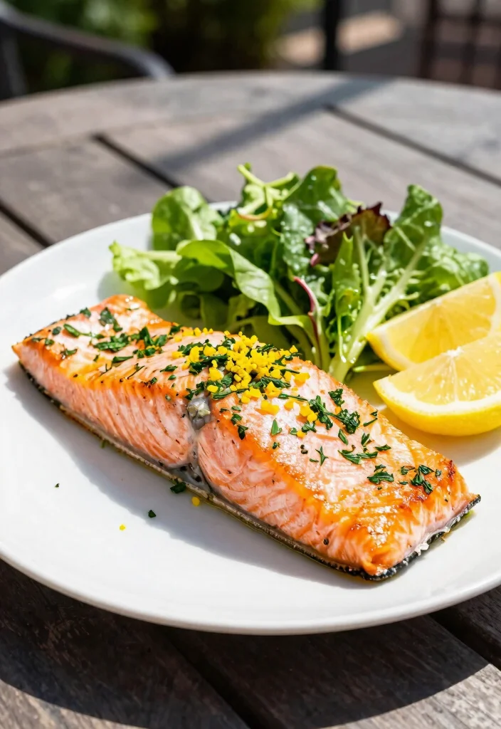 17 Baked Salmon Recipes for Oven-Perfect Flaky Results - 12. Herb and Lemon Salmon 1