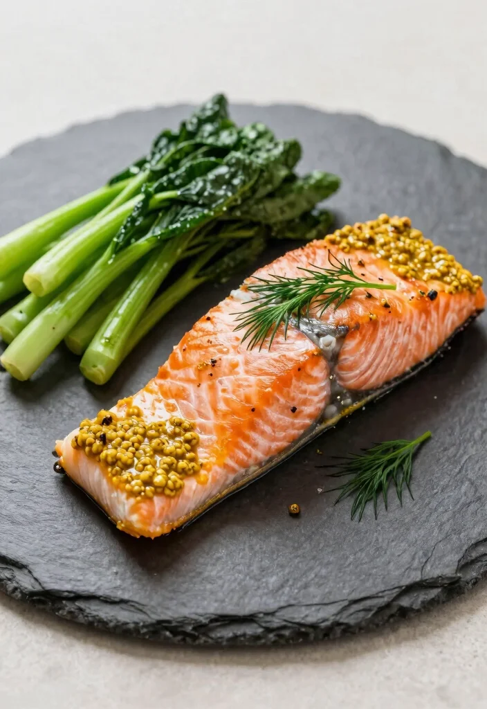 17 Baked Salmon Recipes for Oven-Perfect Flaky Results - 14. Mustard Dill Salmon 1