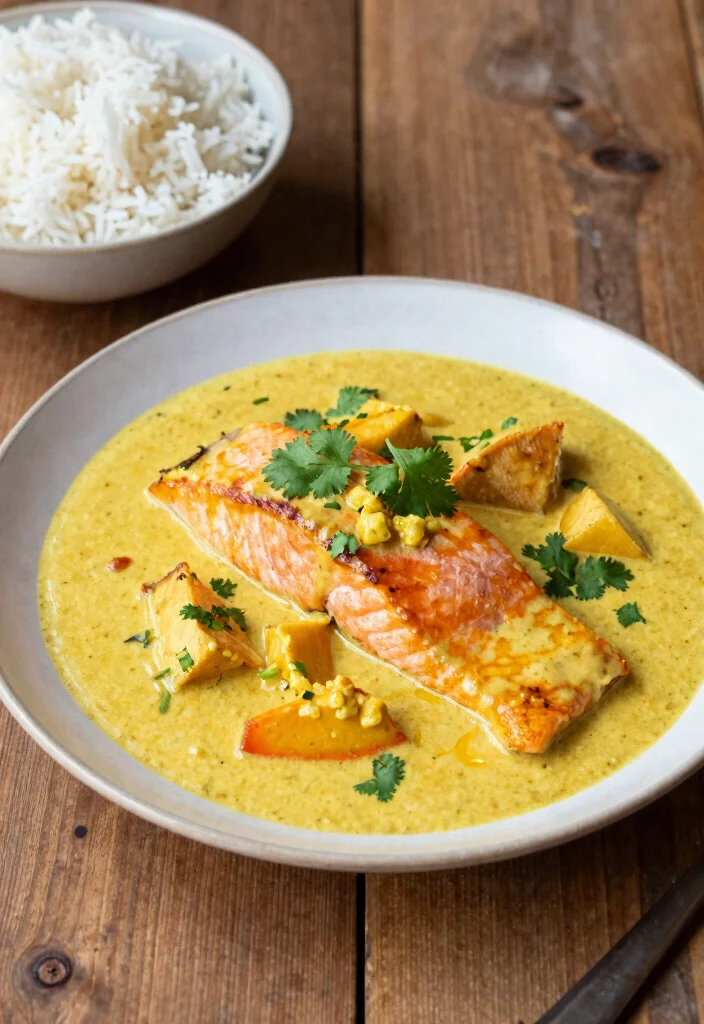 17 Baked Salmon Recipes for Oven-Perfect Flaky Results - 15. Coconut Curry Salmon 1