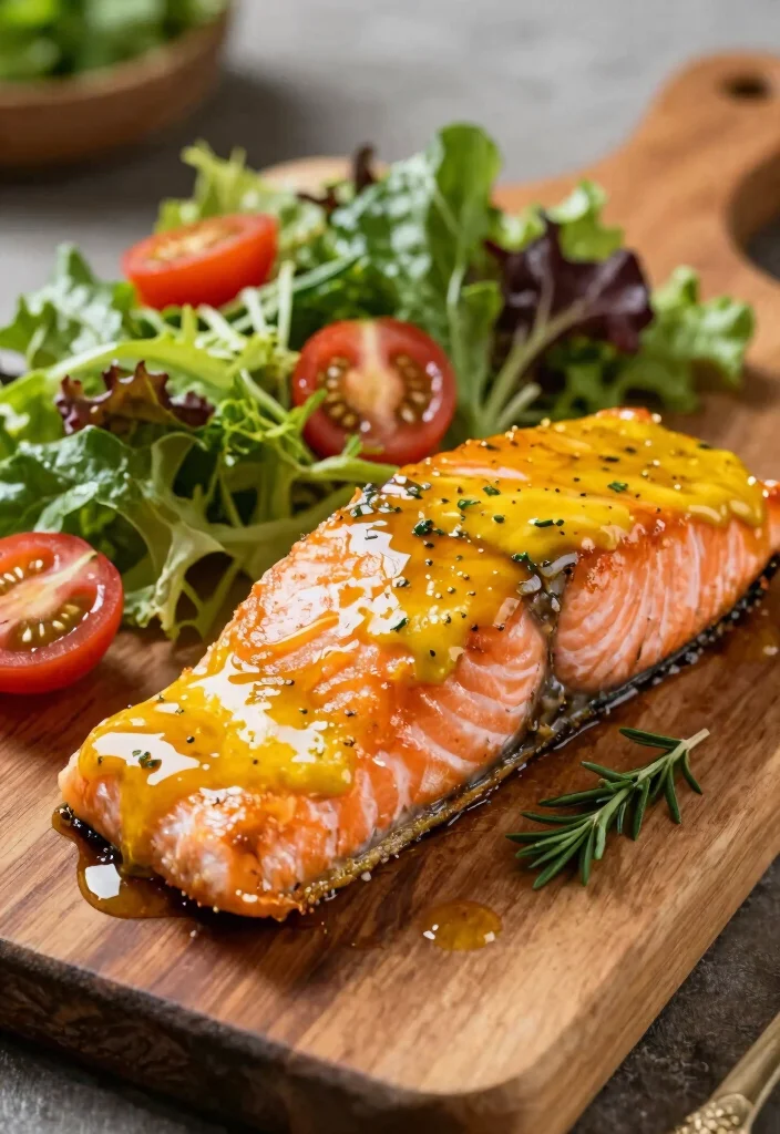 17 Baked Salmon Recipes for Oven-Perfect Flaky Results - 2. Honey Mustard Glazed Salmon 1