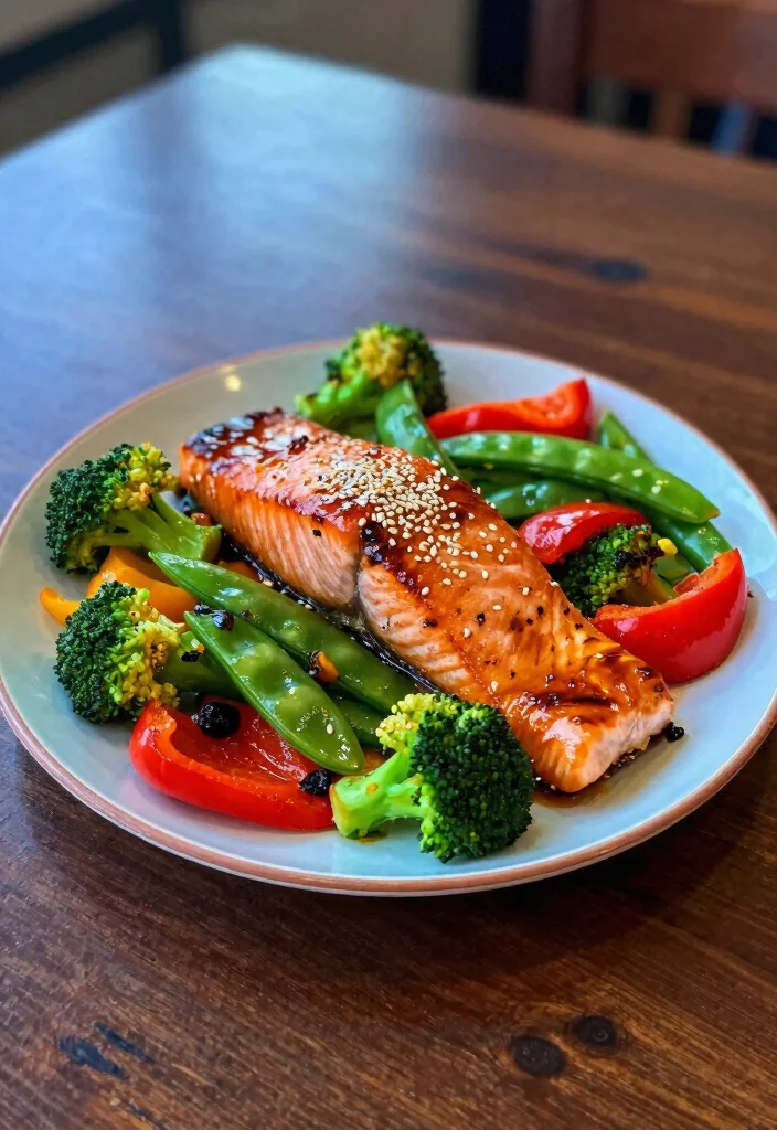 17 Baked Salmon Recipes for Oven-Perfect Flaky Results - 3. Teriyaki Salmon with Veggies 1