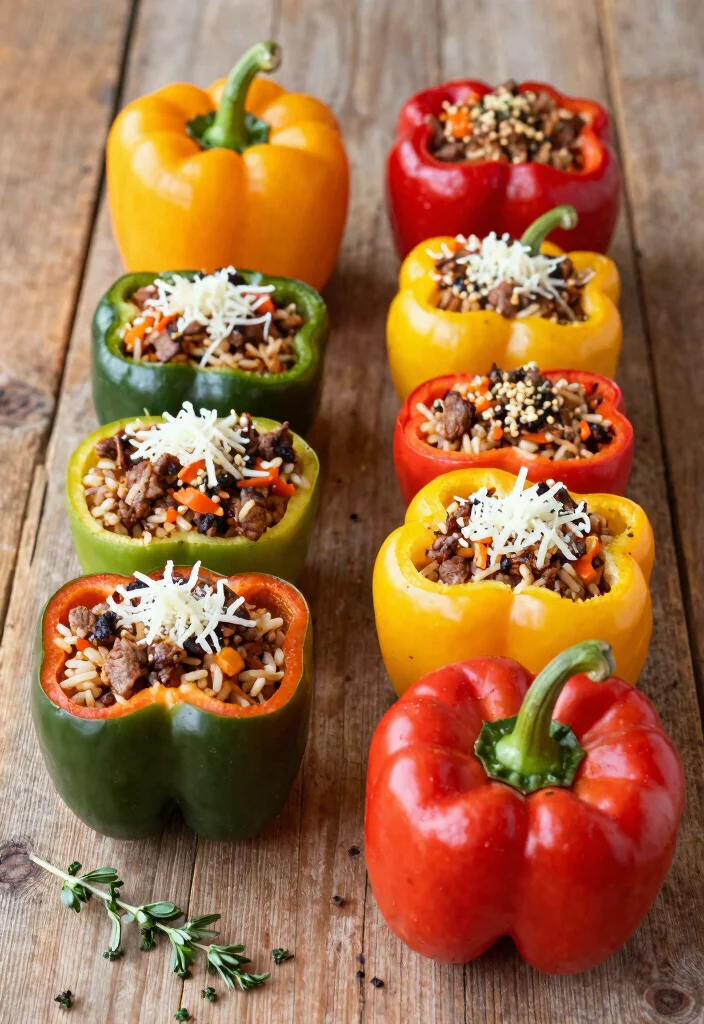 17 Best Crock Pot Recipes Easy Comfort Classics - 11. Stuffed Bell Peppers 1