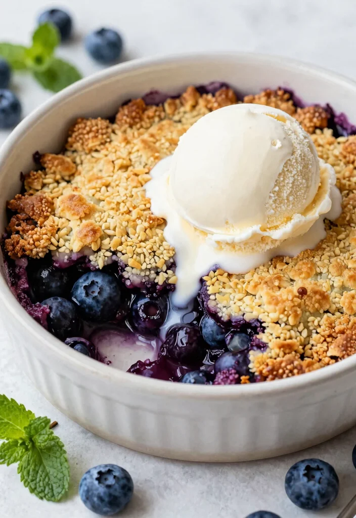 17 Best Ina Garten Recipes: Elegant Foolproof Classics - 11. Blueberry Crumble 1