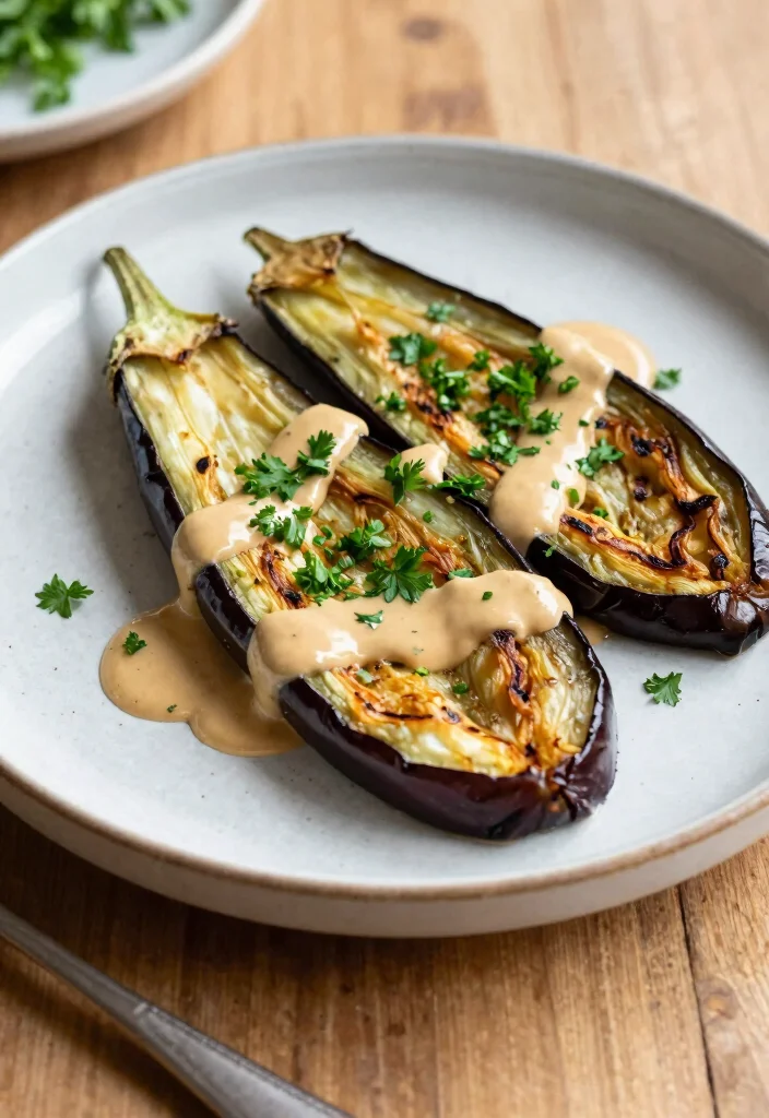 17 Best Ina Garten Recipes: Elegant Foolproof Classics - 12. Roasted Eggplant with Tahini 1