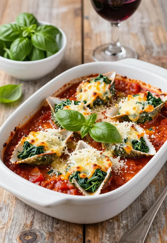 17 Best Ina Garten Recipes: Elegant Foolproof Classics - 2. Spinach and Cheese Stuffed Shells 1