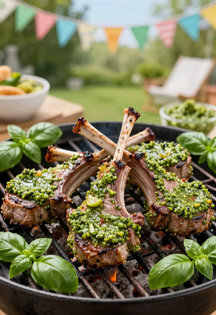 17 Best Lamb Chop Recipes Juicy Perfectly Seasoned - 13. Pesto Marinated Lamb Chops 1