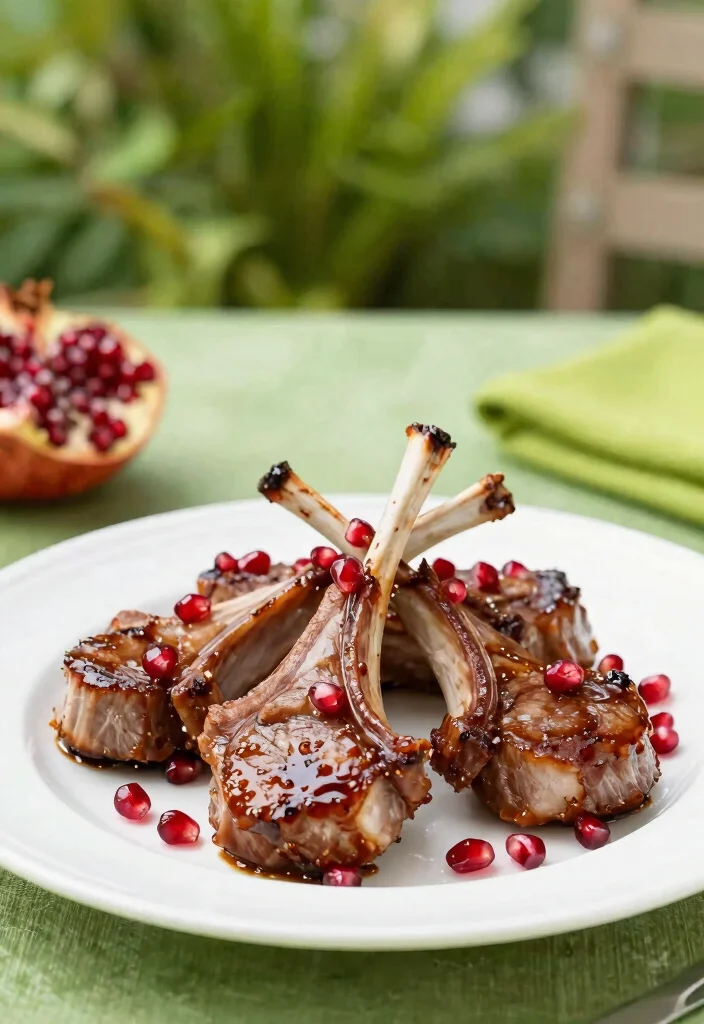 17 Best Lamb Chop Recipes Juicy Perfectly Seasoned - 17. Pomegranate Glazed Lamb Chops 1