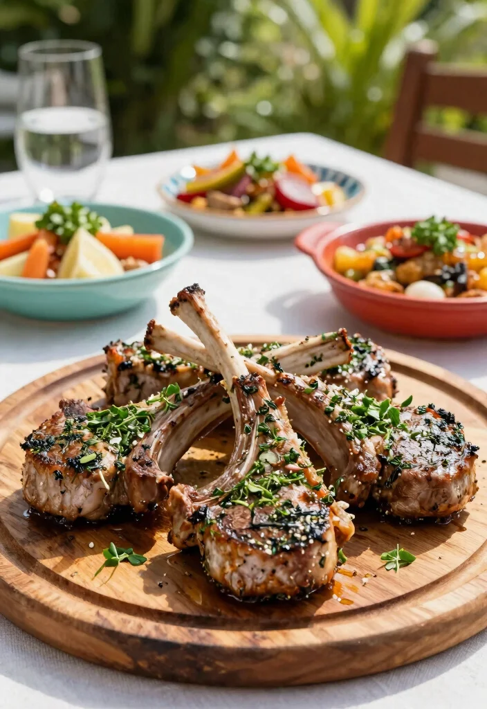 17 Best Lamb Chop Recipes Juicy Perfectly Seasoned - 3. Mediterranean Herb Crusted Lamb Chops 1