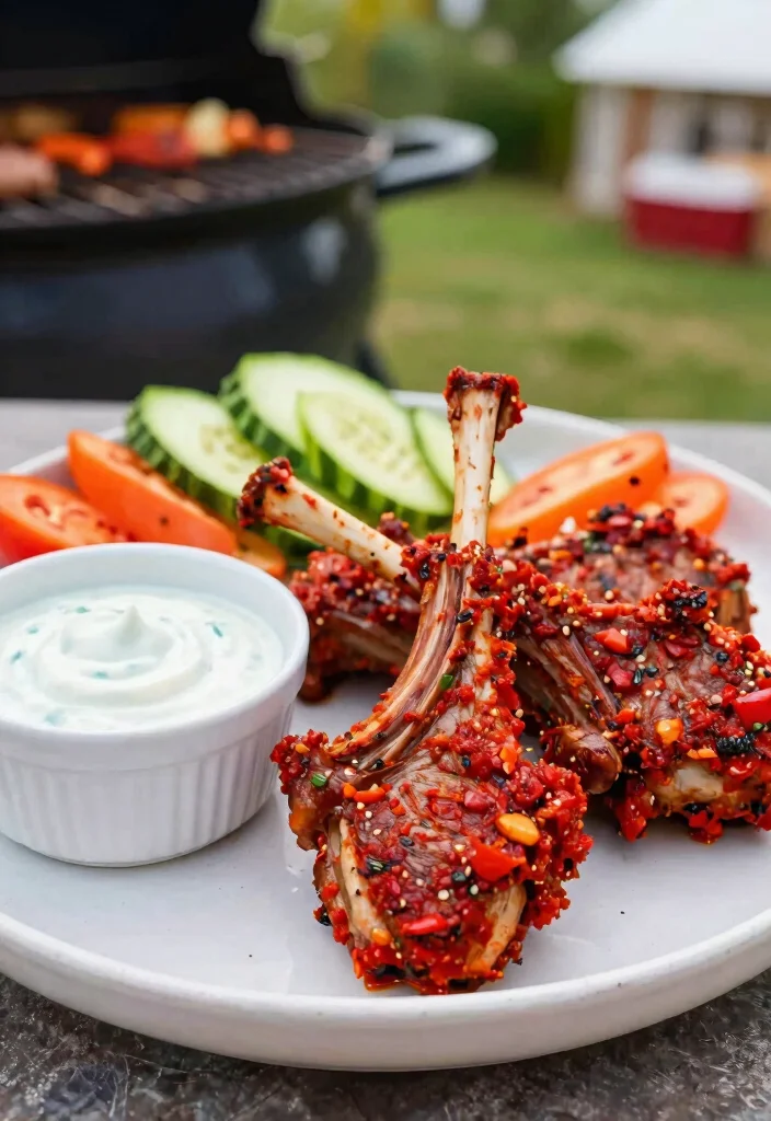 17 Best Lamb Chop Recipes Juicy Perfectly Seasoned - 4. Spicy Harissa Lamb Chops 1