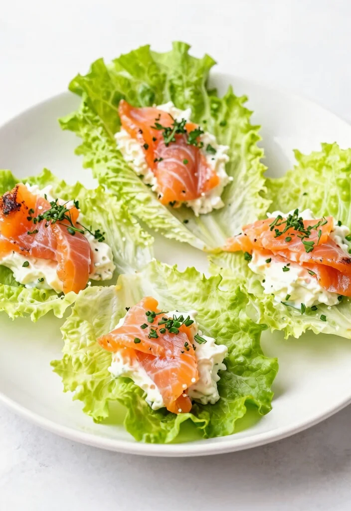 17 Cold Smoked Salmon Recipes: Elegant No Cook Ideas - 10. Cold Smoked Salmon Lettuce Wraps 1