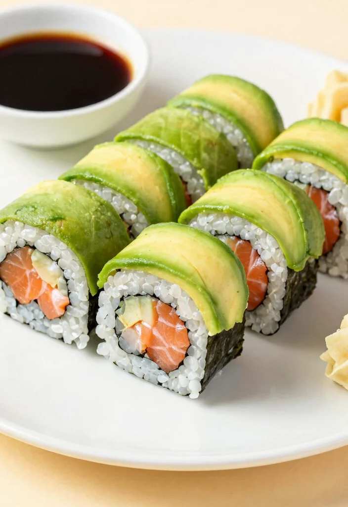 17 Cold Smoked Salmon Recipes: Elegant No Cook Ideas - 5. Sushi-Style Salmon and Avocado Hand Rolls 1