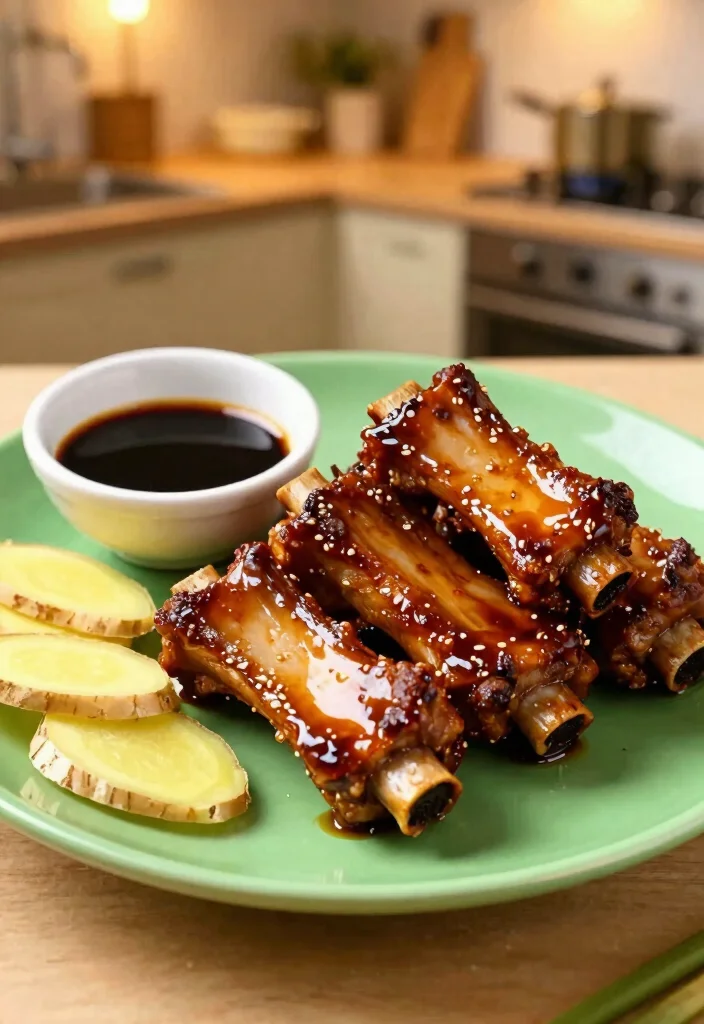 17 Country Pork Ribs Recipes: Sticky Comfort Classics - 16. Soy Ginger Ribs 1