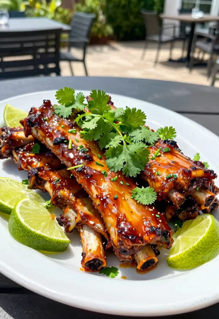 17 Country Pork Ribs Recipes: Sticky Comfort Classics - 17. Cilantro Lime Ribs 1
