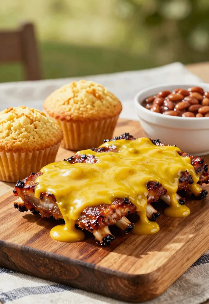 17 Country Pork Ribs Recipes: Sticky Comfort Classics - 5. Tangy Mustard BBQ Ribs 1