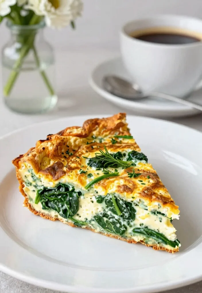 17 Cream Cheese Recipes for Rich Comfort Plates - 9. Cream Cheese and Spinach Frittata 1