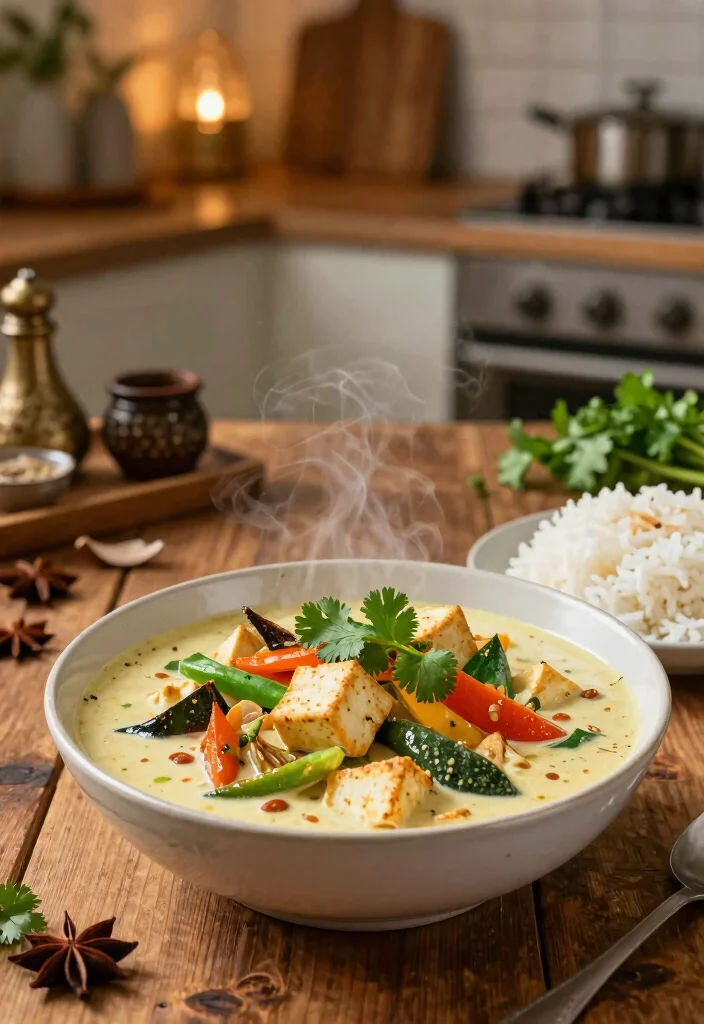 17 Date Night Dinner Recipes: Romantic Impressive Meals - 3. Creamy Coconut Curry with Tofu 1