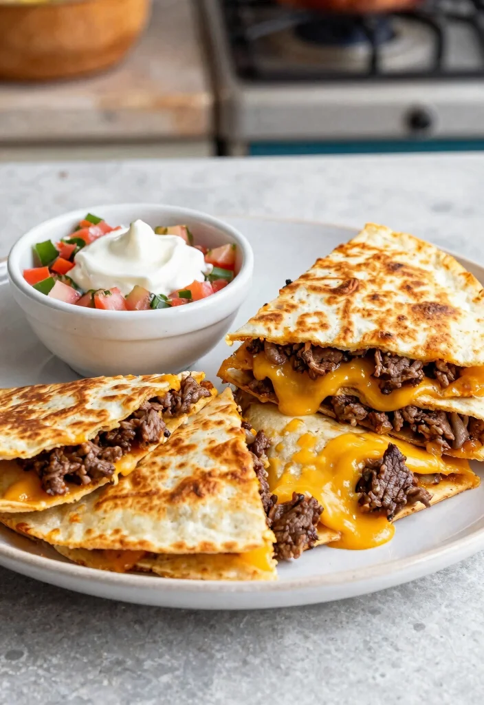 17 Dinner Recipes With Beef: Hearty Comfort Classics - 12. Beef Quesadillas 1