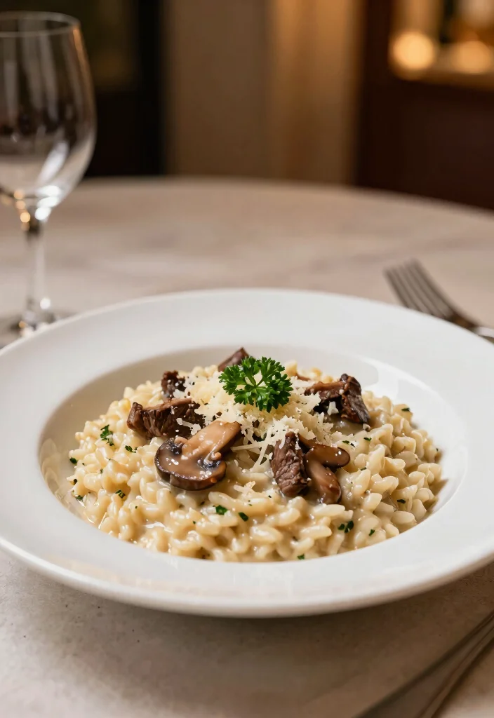 17 Dinner Recipes With Beef: Hearty Comfort Classics - 15. Beef and Mushroom Risotto 1