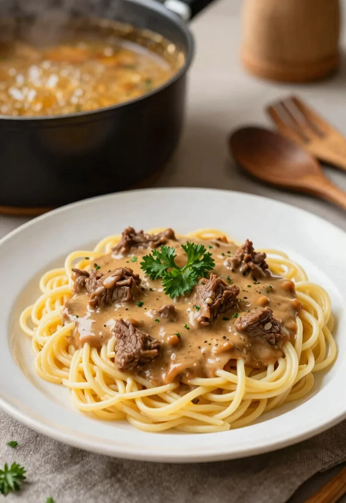 17 Dinner Recipes With Beef: Hearty Comfort Classics - 7. Beef Stroganoff 1