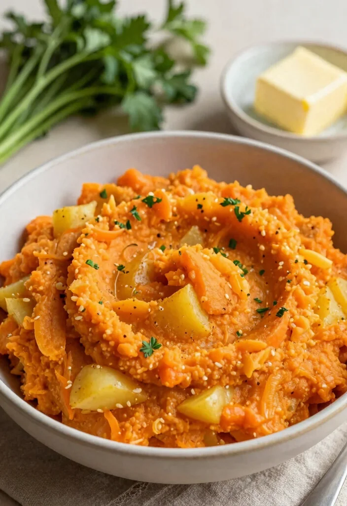 17 Dinner Recipes With Potatoes Cozy Filling Sides - 12. Potato and Carrot Mash 1