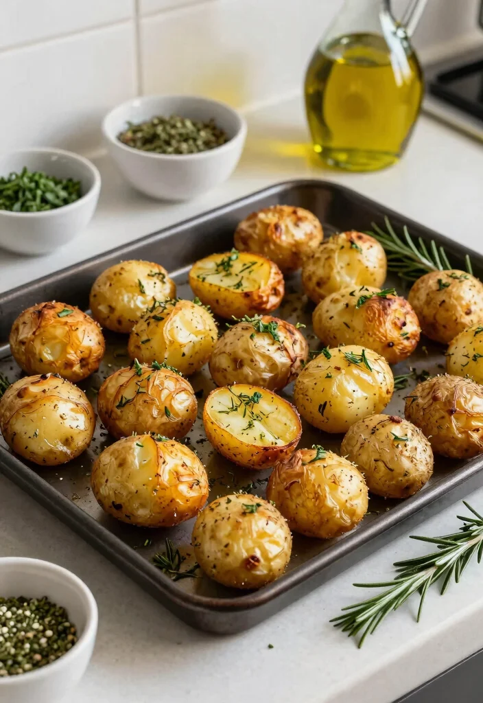 17 Dinner Recipes With Potatoes Cozy Filling Sides - 4. Herb-Roasted Potatoes 1
